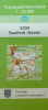 Saalfeld (Saale) 2011 Topograpische Karte 1:25 000 (ATKIS)