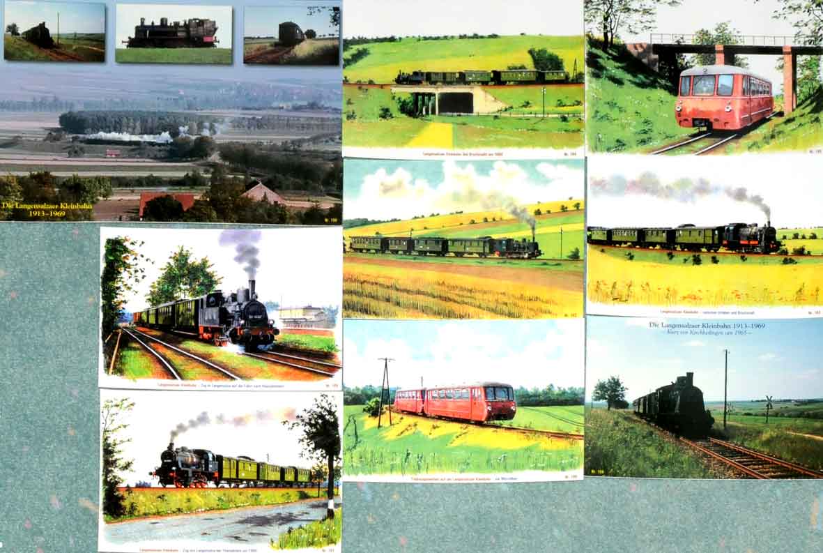 Postkartenserie Langensalzaer Kleinbahn - 9 PK - [Reprint]