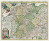 Hist. Karte: Deutschland Heilige Römische Reich 1740 (Plano)