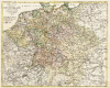Hist. Karte: Postkarte - Karte - durch ganz Deutschland 1795 (PLANO)