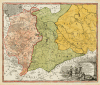 Hist. Karte: Thüringen  Sachsen 1000-1400.Tab.III 1732 (Plano)