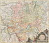 Historische Karte: Hessen - Hessia 1696 (PLANO)