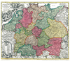 Historische Karte: Deutschland - Germanicum 1715 (Plano))