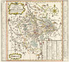 Historische Karte: Ämter Grimma und Mutzschen 1753 (Plano