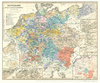Historische Karte: DEUTSCHLAND von Rudolph von Habsburg bis Maximilian I. 1273–1492