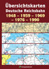 Übersichtskarten der DEUTSCHEN REICHSBAHN 1948 – 1959 – 1969 – 1976 – 1990