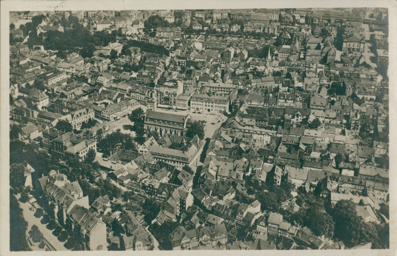 ANSICHTSKARTE [Original]:  Eisenach um 1931 -  Fliegeraufnahme