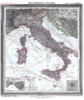 Historische Karte: KÖNIGREICH ITALIEN - 1880 [gerollt]